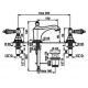 Смеситель для раковины Emmevi The One 98033LCSWNEOR, золото