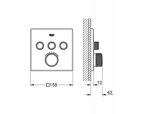 Термостат Grohe Grohtherm Smartcontrol 29126000