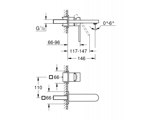 Смеситель Grohe Plus 29303003 для раковины