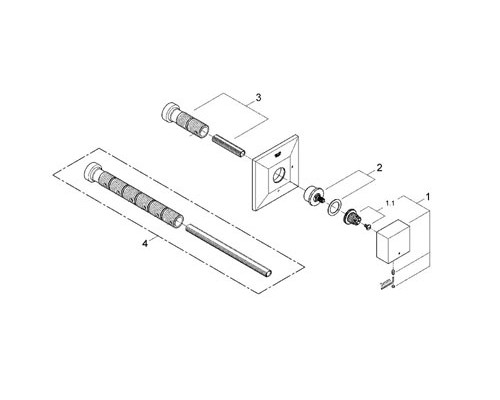 Переключатель потоков Grohe Allure Brilliant 19796000