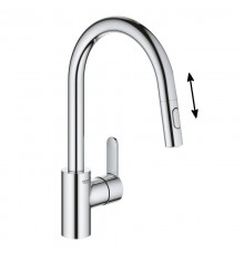 Смеситель для кухни Grohe Eurostyle Cosmopolitan 31482003, с выдвижной лейкой, хром