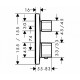 Смеситель Hansgrohe Ecostat термостатический, с запорным вентилем, хром, 15707000
