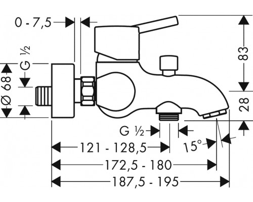 Комплект смесителей Hansgrohe Talis S 3242000+3202000