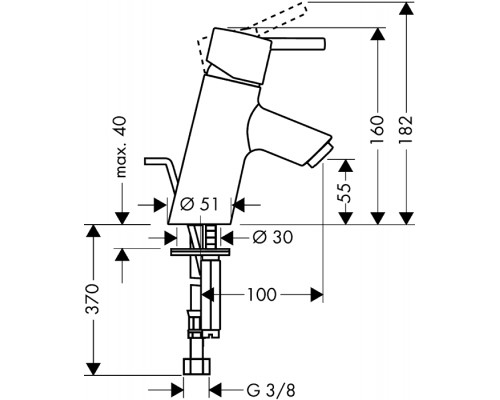 Комплект смесителей Hansgrohe Talis S 3242000+3202000