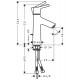 Смеситель Hansgrohe Talis S 100 72023000 для раковины, CoolStart