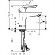 Смеситель для раковины Hansgrohe Logis E 71161000