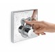 Смеситель Hansgrohe ShowerSelect для душа, термостатический, черный хром, 15763340