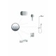 Смеситель Hansgrohe ShowerSelect для душа, термостатический, белый матовый, 15763700