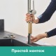 Кухонный смеситель Hansgrohe Talis M54, 72801800, с вытяжным изливом, в комплекте с коробом sBox для шланга, 2 режима струи, под сталь