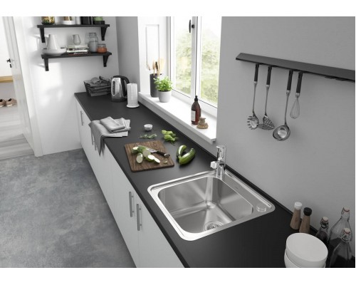 Смеситель Hansgrohe Focus M42 для кухонной мойки с выдвижным изливом, хром глянцевый, 71814000