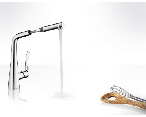 Смеситель Hansgrohe Metris 14821000 для кухонной мойки