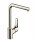 Смеситель Hansgrohe Focus 31817800 для кухонной мойки, под сталь