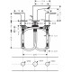 Смеситель Hansgrohe Talis E 71733700 для раковины, белый матовый