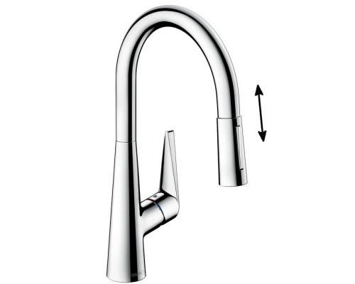 Смеситель Hansgrohe Talis S 200 72813000 для кухни с вытяжным изливом