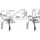 Смеситель Iddis Alborg AL3PB0Gi05 для кухонной мойки
