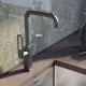 Смеситель Iddis Slide для кухонной мойки, графит, SLIGM00i05