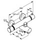 Смеситель Kludi Objekta Therm E 352600538 для ванны и душа с термостатом DN 15