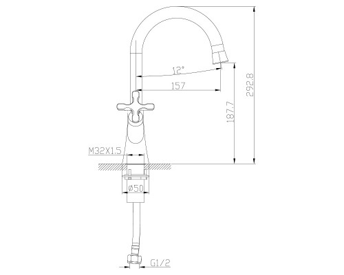 Смеситель Lemark Duetto LM5706C для раковины