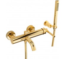 Смеситель Migliore Ermitage Mini для ванны, с душевым гарнитуром, золото, 30199