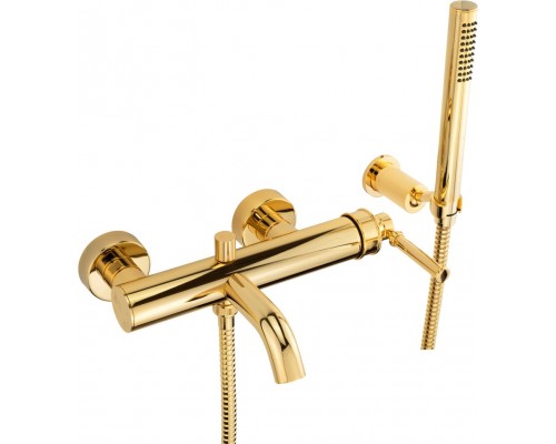 Смеситель Migliore Ermitage Mini для ванны, с душевым гарнитуром, золото, 30199