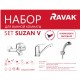 Комплект смесителей 5 в 1 Ravak Set Suzan V, хром, 70508018