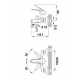 Смеситель Teka Salina 271216200 для ванны и душа