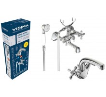 Комплект смесителей Vidima Retro BA428AA Сет 2 в 1 для раковины и для ванны