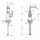 Смеситель Vitra Suit U A42469EXP для раковины