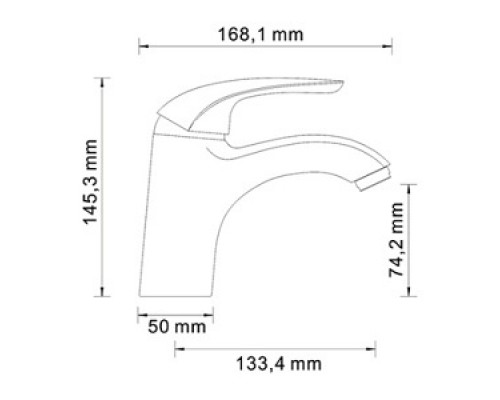 Смеситель WasserKRAFT  2803 для раковины, хром