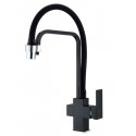 Смеситель Zorg Clean Water ZR 341-6 YF BLACK для кухни под фильтр, черный