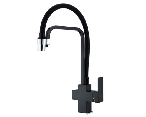 Смеситель Zorg Clean Water ZR 341-6 YF BLACK для кухни под фильтр, черный