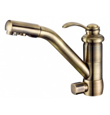 Смеситель Zorg Clean Water ZR 400 KF-47-BR для кухни под фильтр