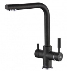 Смеситель Zorg Steel Hammer SH 552 BLACK CR для кухни под фильтр, черный металлик/хром