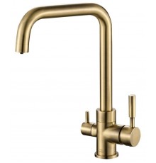 Смеситель Zorg Steel Hammer SH 715 BRONZE для кухни под фильтр, бронза