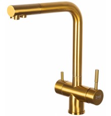 Смеситель Zorg Inox для кухни под фильтр, бронза, SZR-7039 BRONZE