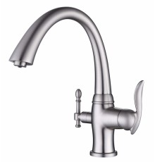 Смеситель для кухни Zorg Sanitary, сатин, ZR 340 YF SATIN