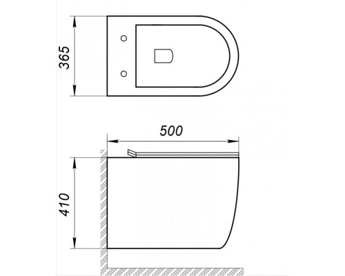 Подвесной унитаз BelBagno Amanda BB051CHR