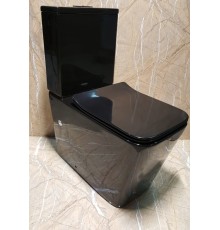 Напольный унитаз CeramaLux NS 2170-18 36 х 64 х 83.5 см безободковый, сиденье DP, Soft Close, цвет черный