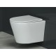 Подвесной унитаз Ceramica Nova Forma Rimless безободковый, с сиденьем Soft Close, CN3011