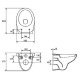 Подвесной унитаз Cersanit Delfi TPL, крышка микролифт, S-MZ-DELFI-PL, 60439