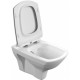 Инсталляция Cersanit Aqua Smart M40 кнопка Movi пластик, хром глянцевый, с унитазом Cersanit Carina XL CO DPL EO slim, микролифт, комплект, 63486