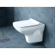 Инсталляция Cersanit Aqua Smart M40 кнопка Movi пластик, хром глянцевый, с унитазом Cersanit Carina XL CO DPL EO slim, микролифт, комплект, 63486