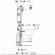 Инсталляция Geberit с безободковым унитазом Duravit Me by Starck Rimless 45290900A1, сиденье микролифт, комплект