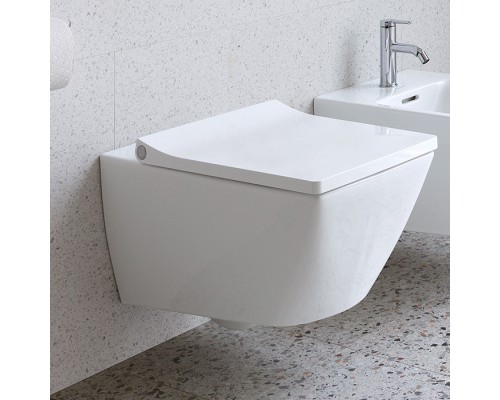 Подвесной унитаз Duravit Viu 2511090000 37 x 57 см безободковый, с креплением Durafix, белый