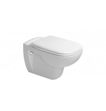 Подвесной унитаз Duravit D-Code, безободковый, крышка микролифт, 45700900A1