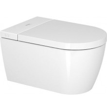 Подвесной унитаз Duravit Me by Starck Rimless 2510092000, безободковый с крышкой-биде SoftClose 612001012000310