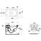 Подвесной унитаз Galassia Ethos 8439NE