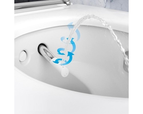 Электронный унитаз Geberit Aquaclean Mera Classic 146.204 11.1 подвесной, безободковый и крышка-биде, альпийский белый