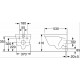 Инсталляция Jacob Delafon E29025-NF, с безободковым унитазом Gustavsberg Hygienic Flush 5G84HR01, сиденье микролифт, комплект