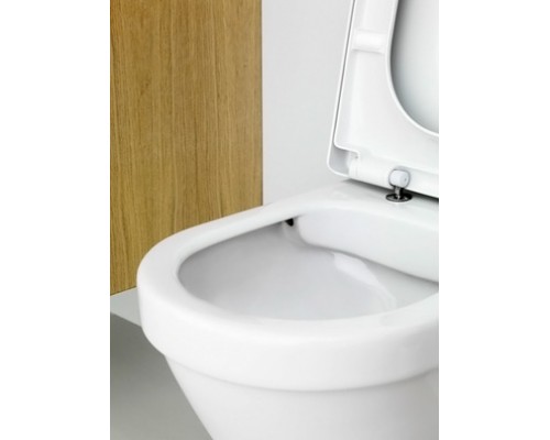 Подвесной унитаз Gustavsberg Hygienic Flush 5G84HR01 безободковый с крышкой-сиденьем Soft-Close